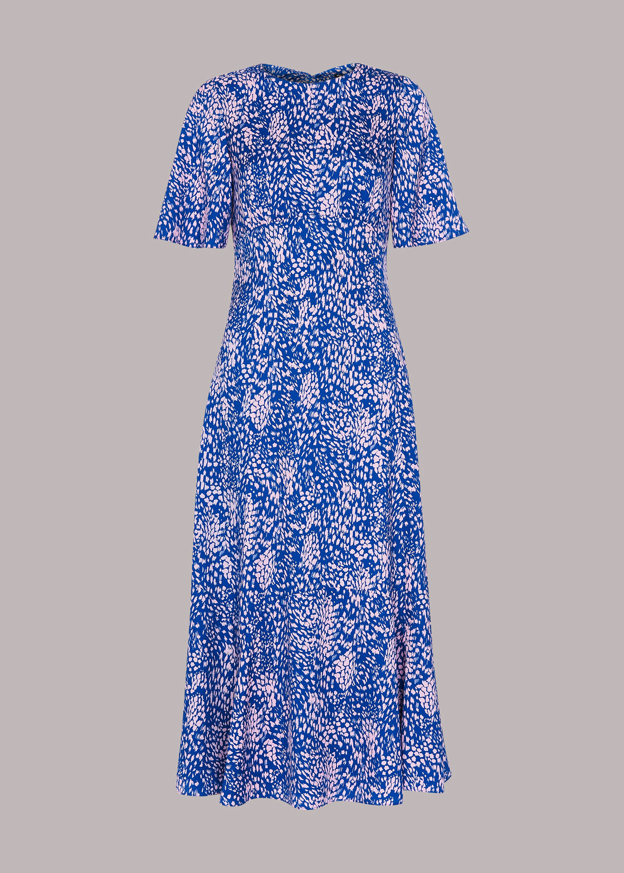 Lively Animal Print Midi Dress