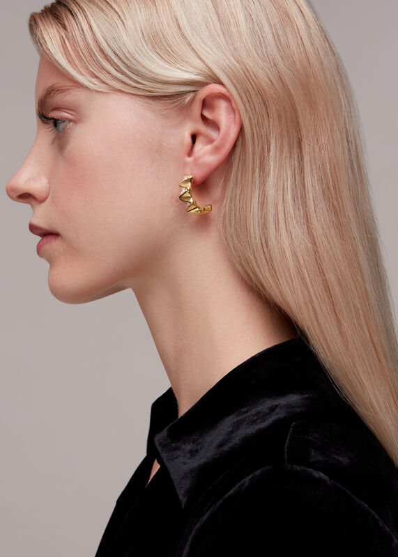 Zigzag Gem Earring