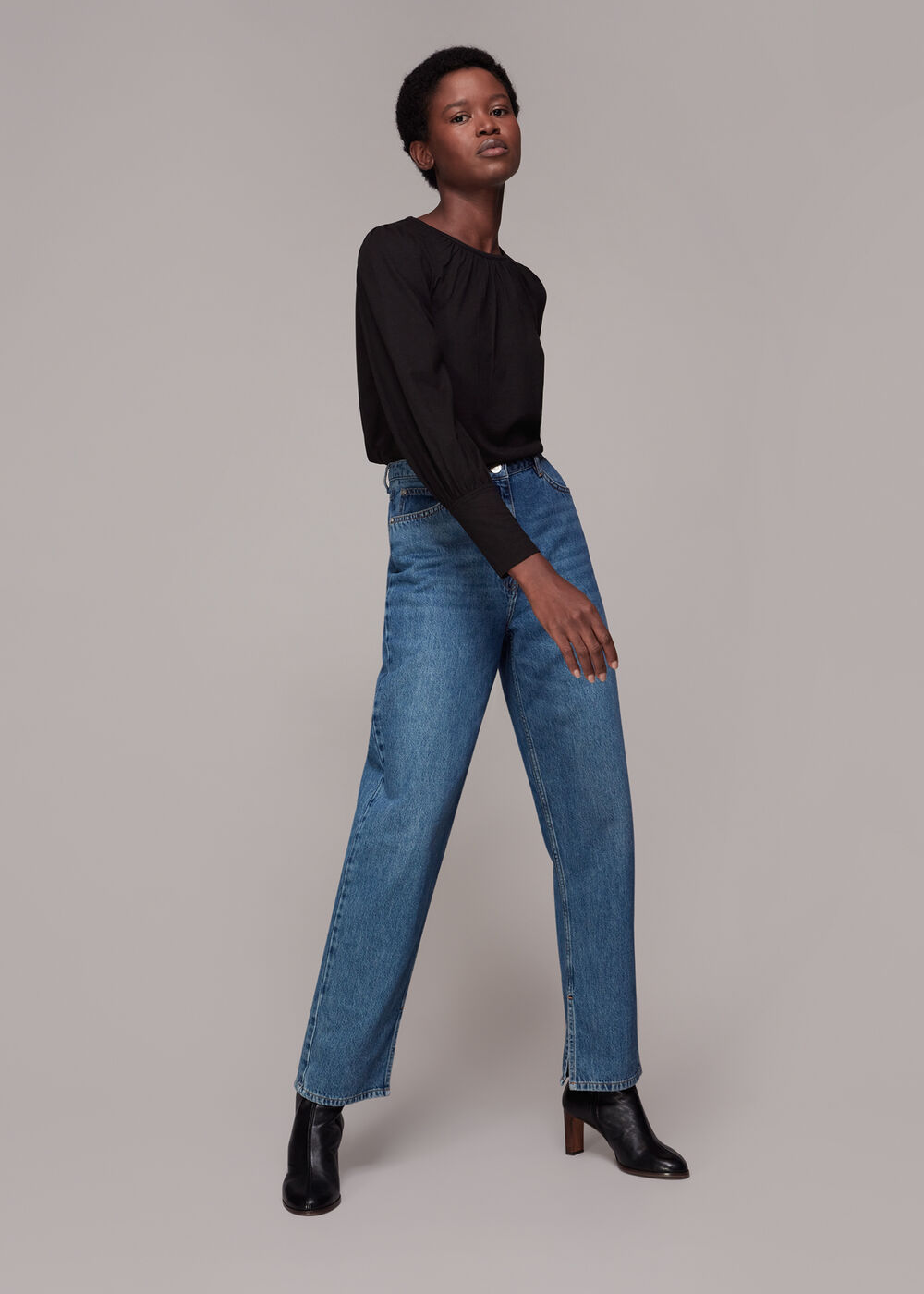 Deep Cuff Long Sleeve Top