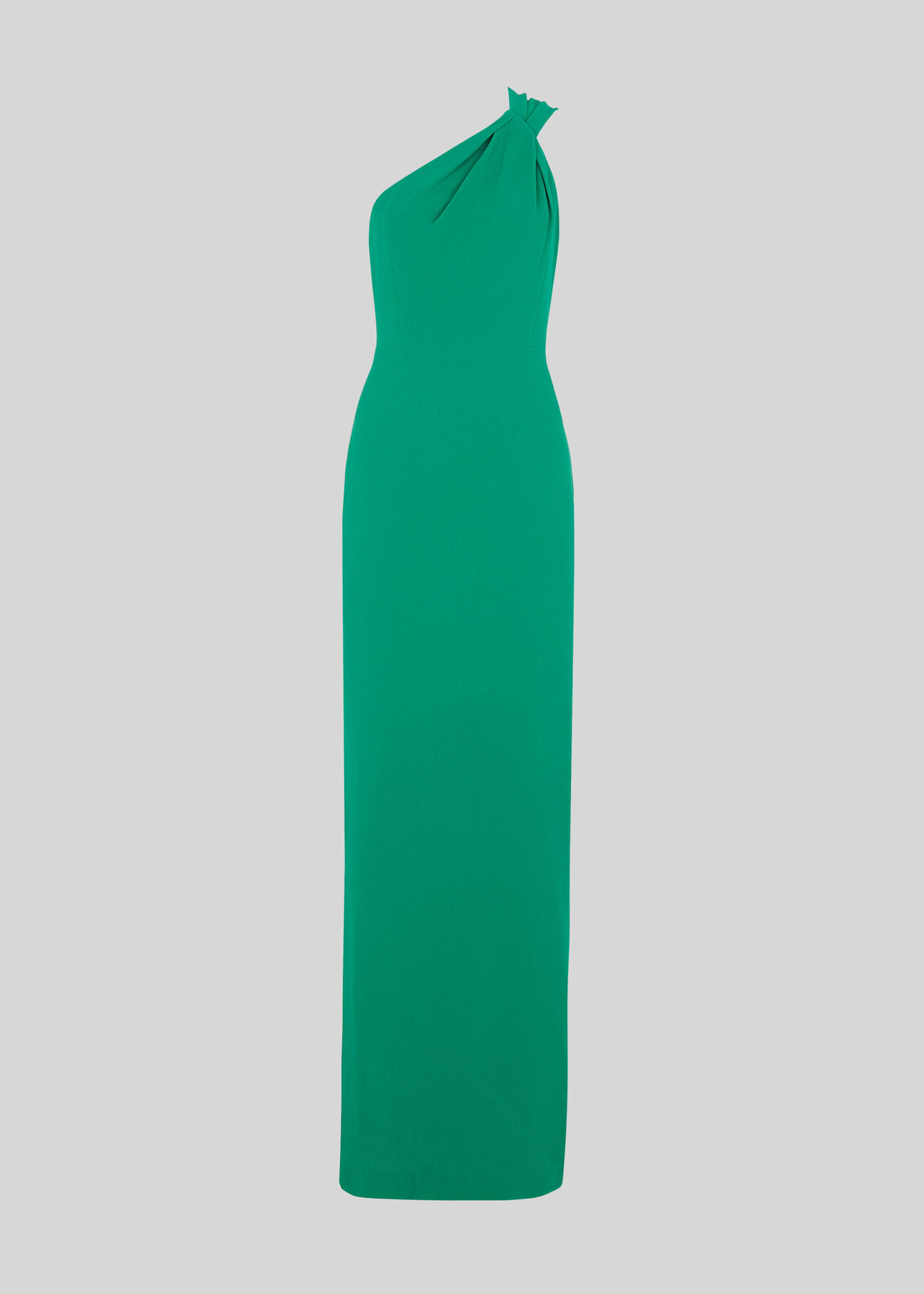 Bethan One Shoulder Maxi Dress Green