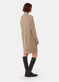 Cashmere Funnel Neck Dress