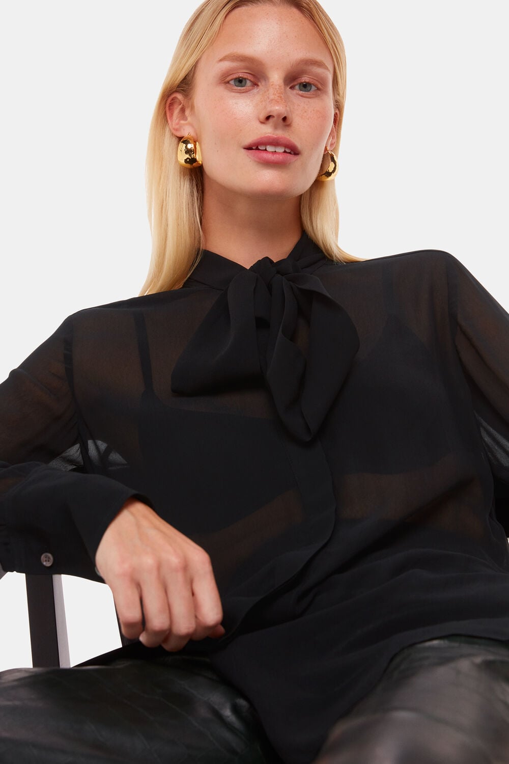 Amy Tie Detail Blouse