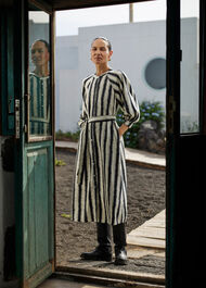 Hazy Stripe Mabel Dress