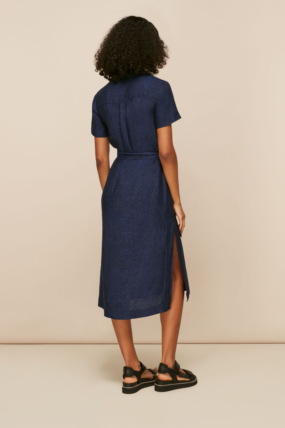 Easy Linen Shirt Dress