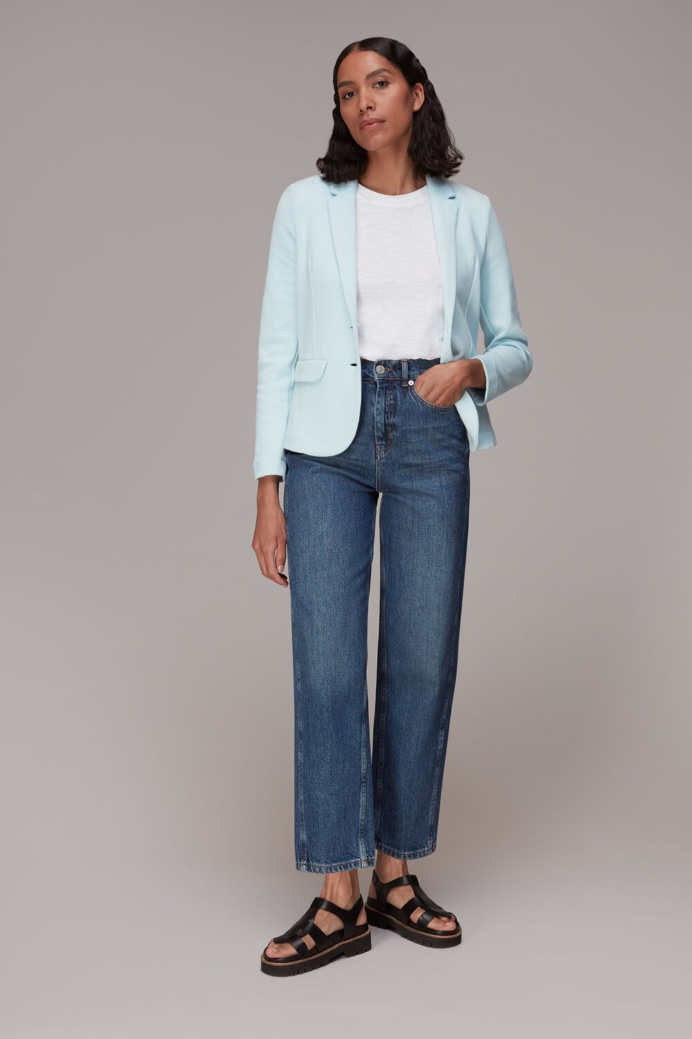 Slim Fit Jersey Jacket