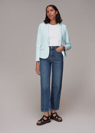 Slim Fit Jersey Jacket
