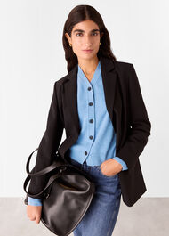 Button Front V Neck Cardigan