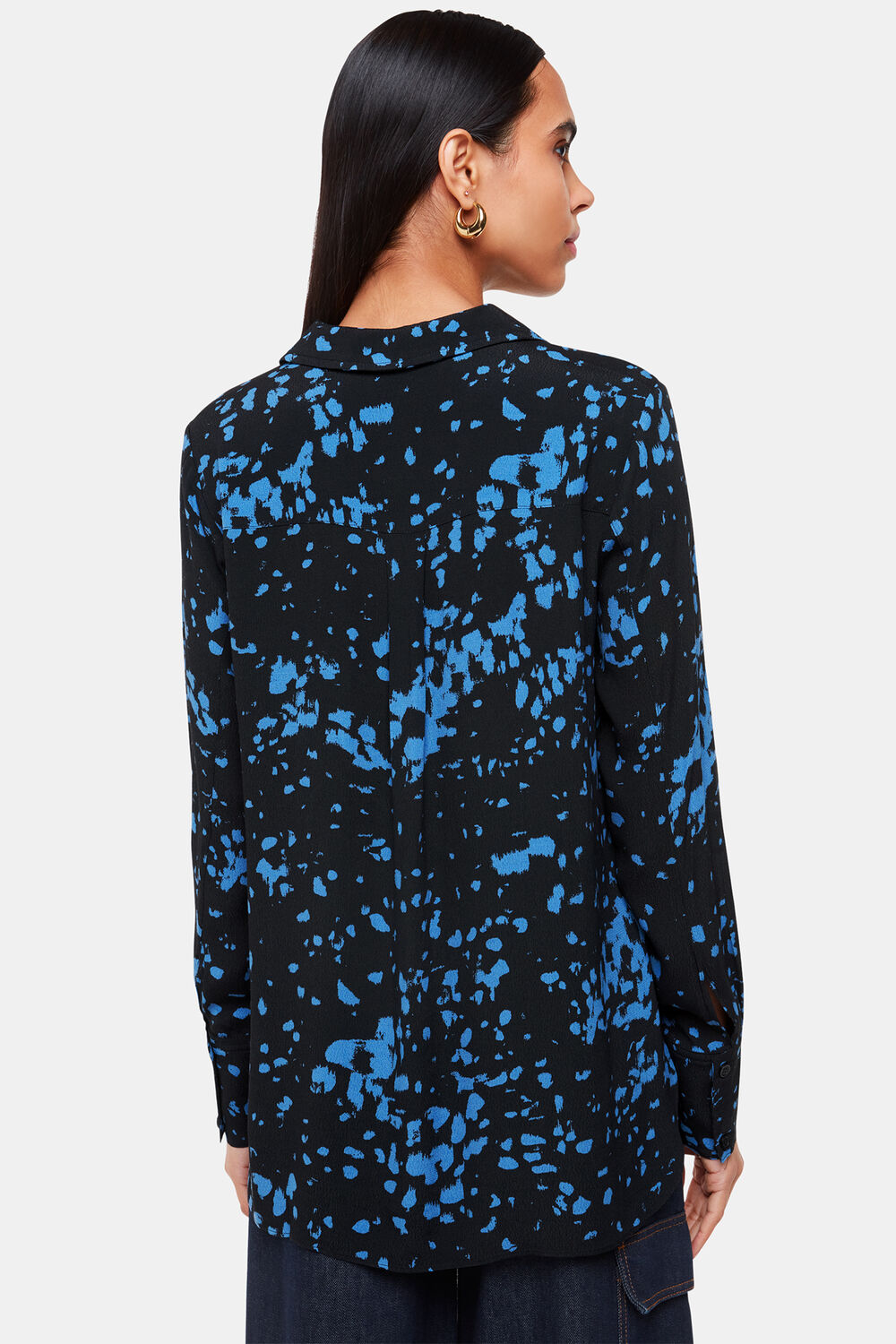 Smudged Spot Print Shirt