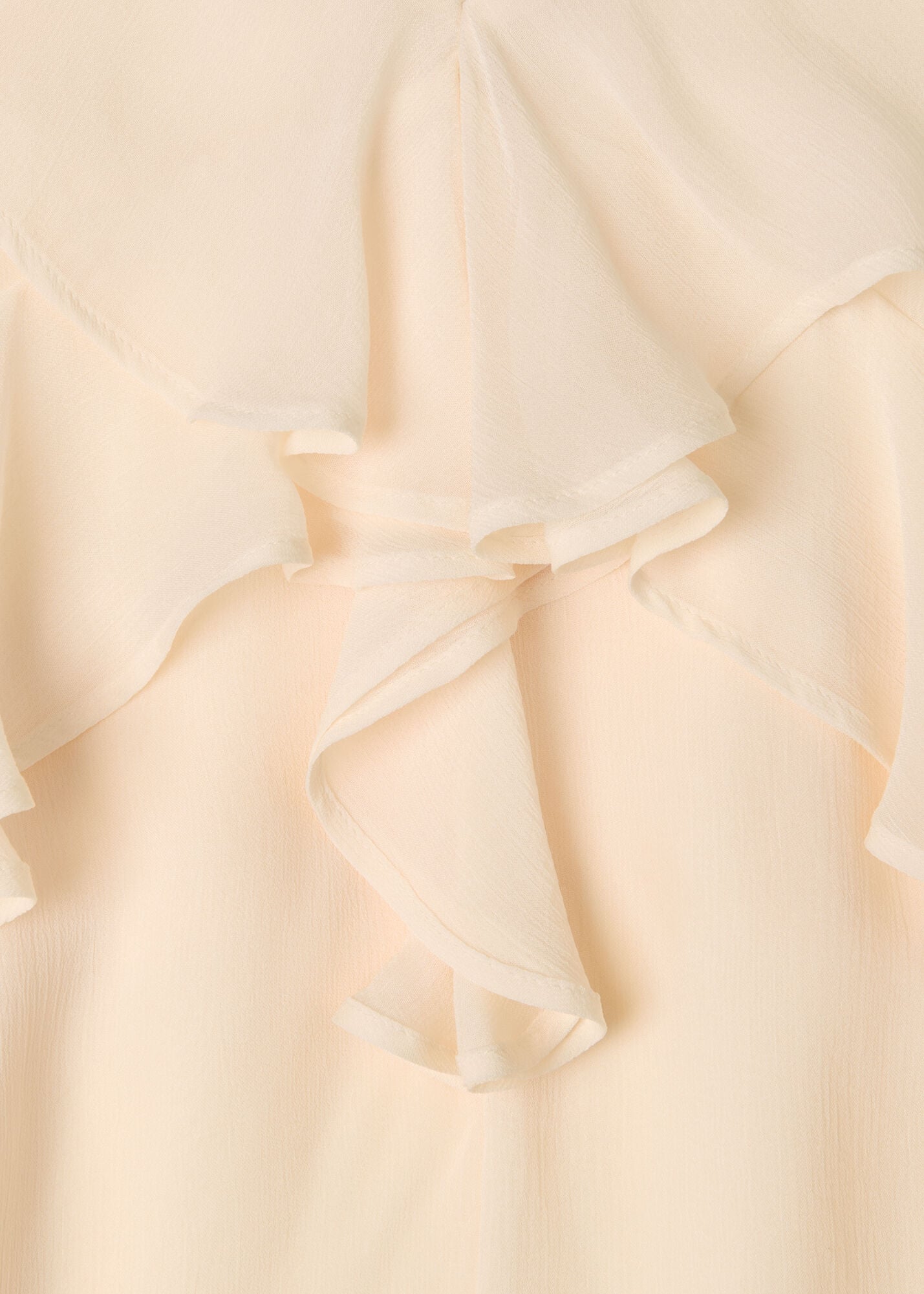Ivory Ruffle Frill Blouse | WHISTLES | Whistles US |