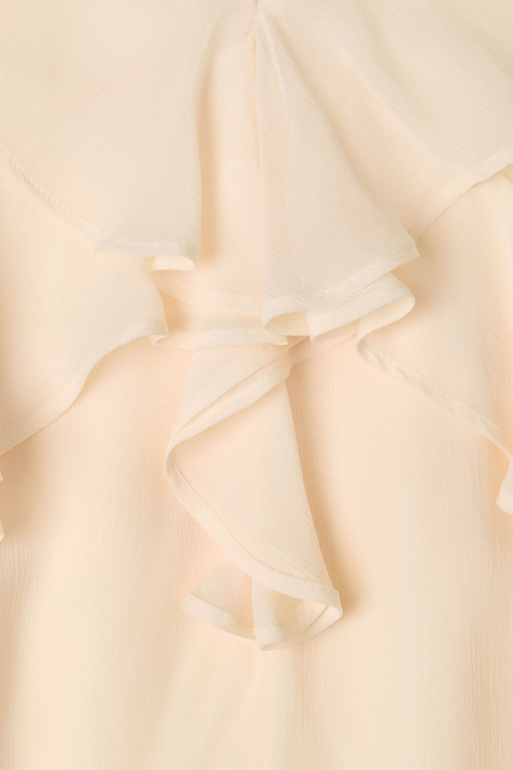 Ivory Ruffle Frill Blouse