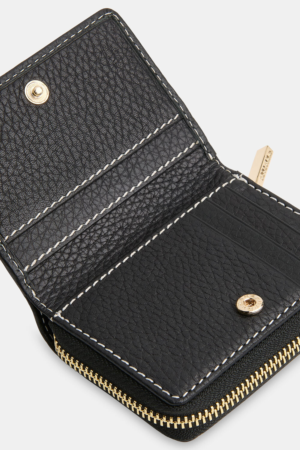 Koa Contrast Stitch Purse