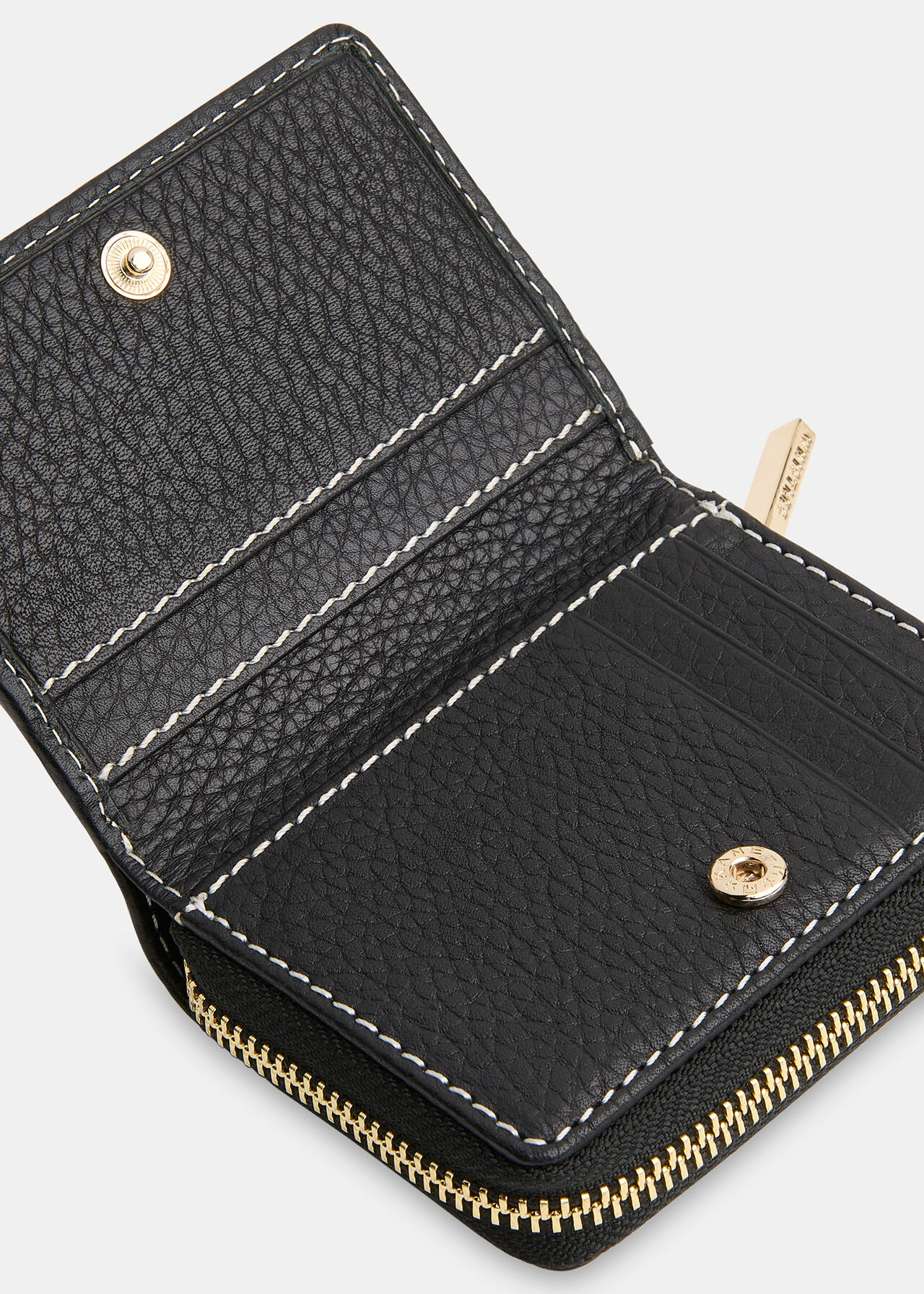 Koa Contrast Stitch Purse