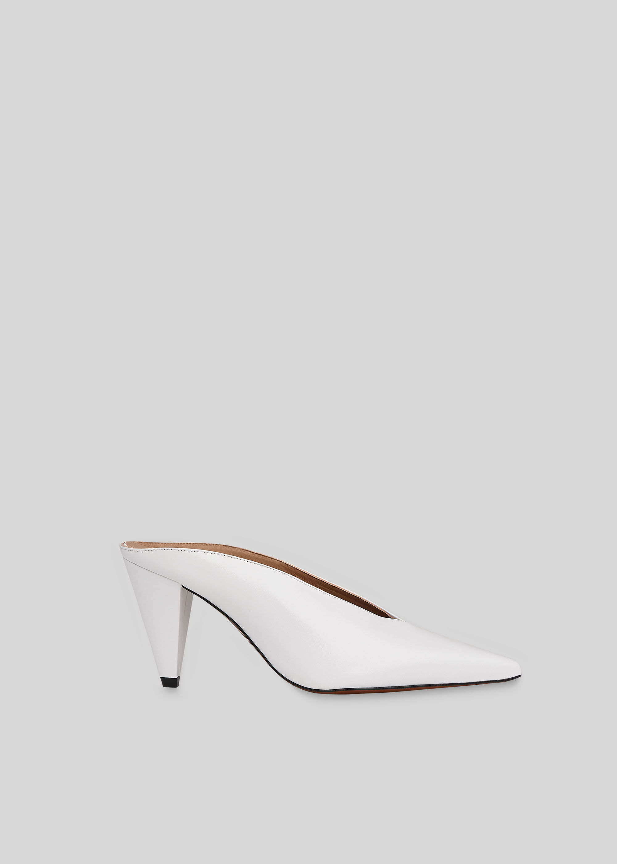 White Ari Slip On Mule | WHISTLES 