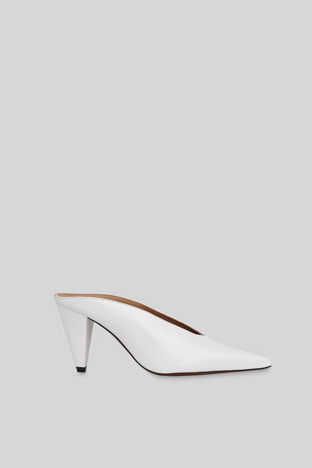Ari Slip On Mule White
