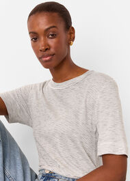 Rosa Double Trim Stripe TShirt