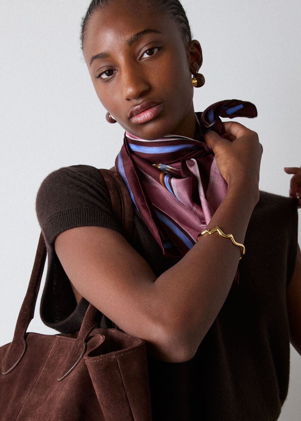 Limited Square Silk Scarf
