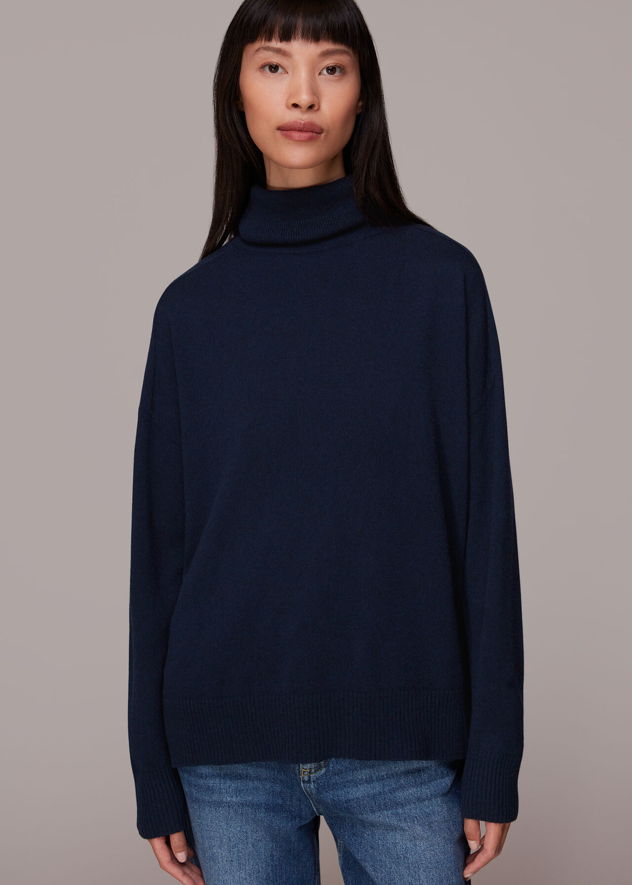 Cashmere Roll Neck Jumper