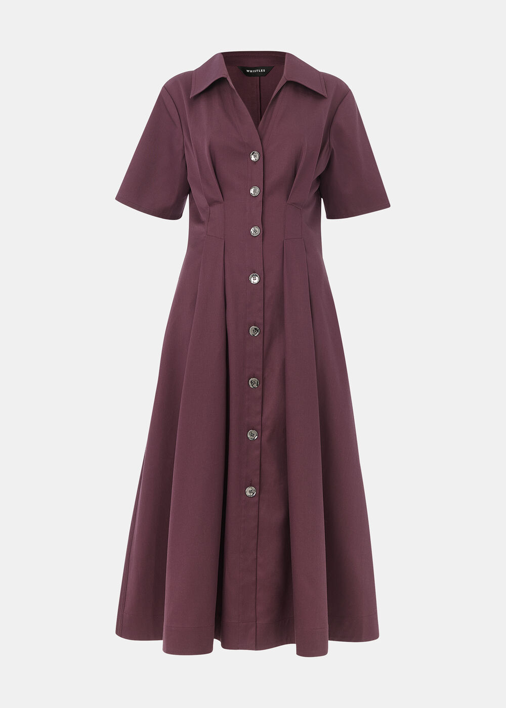 Renee Button Shirt Dress