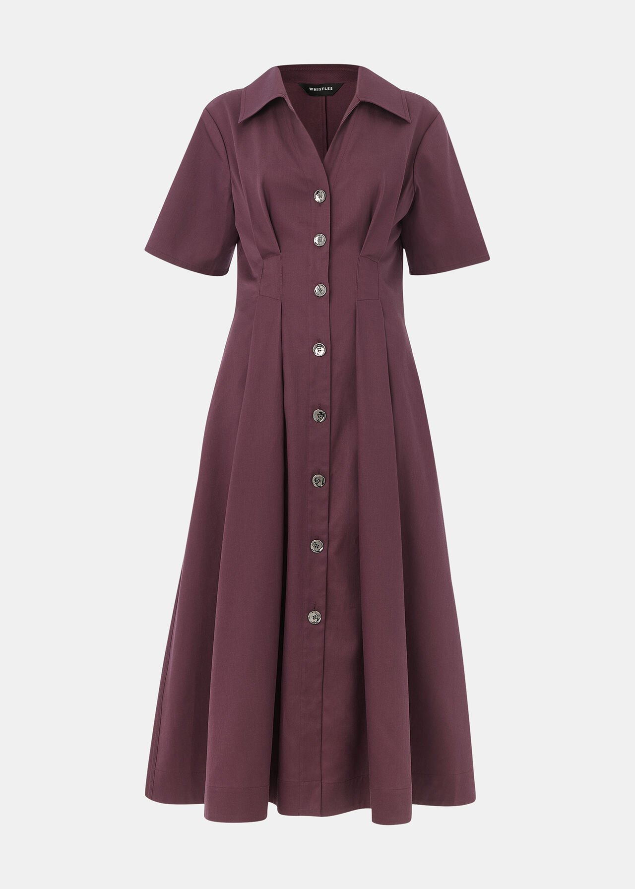 Renee Button Shirt Dress