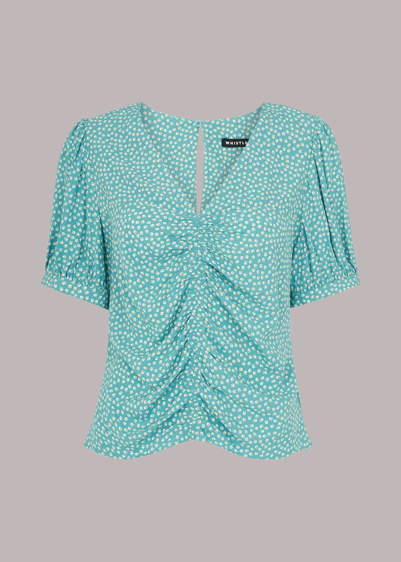 Ditsy Floral Gather Front Top