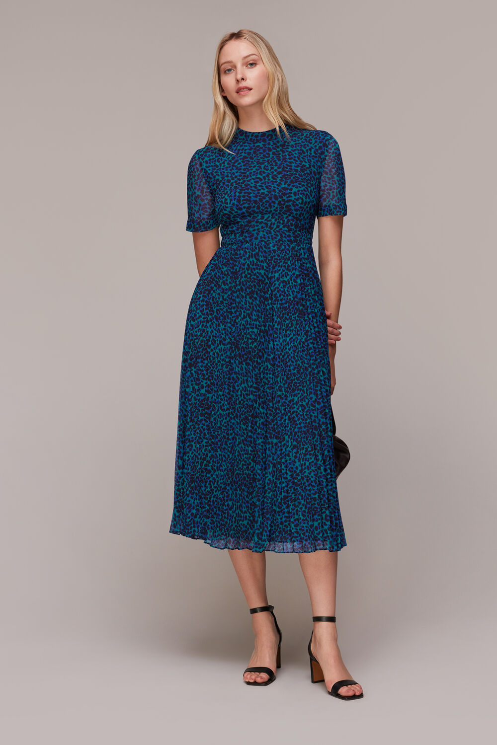 Forest Leopard Cut Out Dress