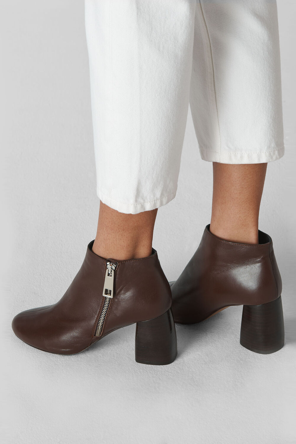 Pippa Side Zip Boot Brown
