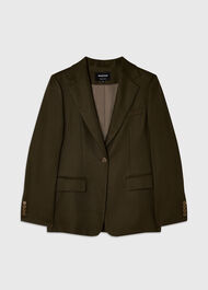 Relaxed Hopsack Blazer