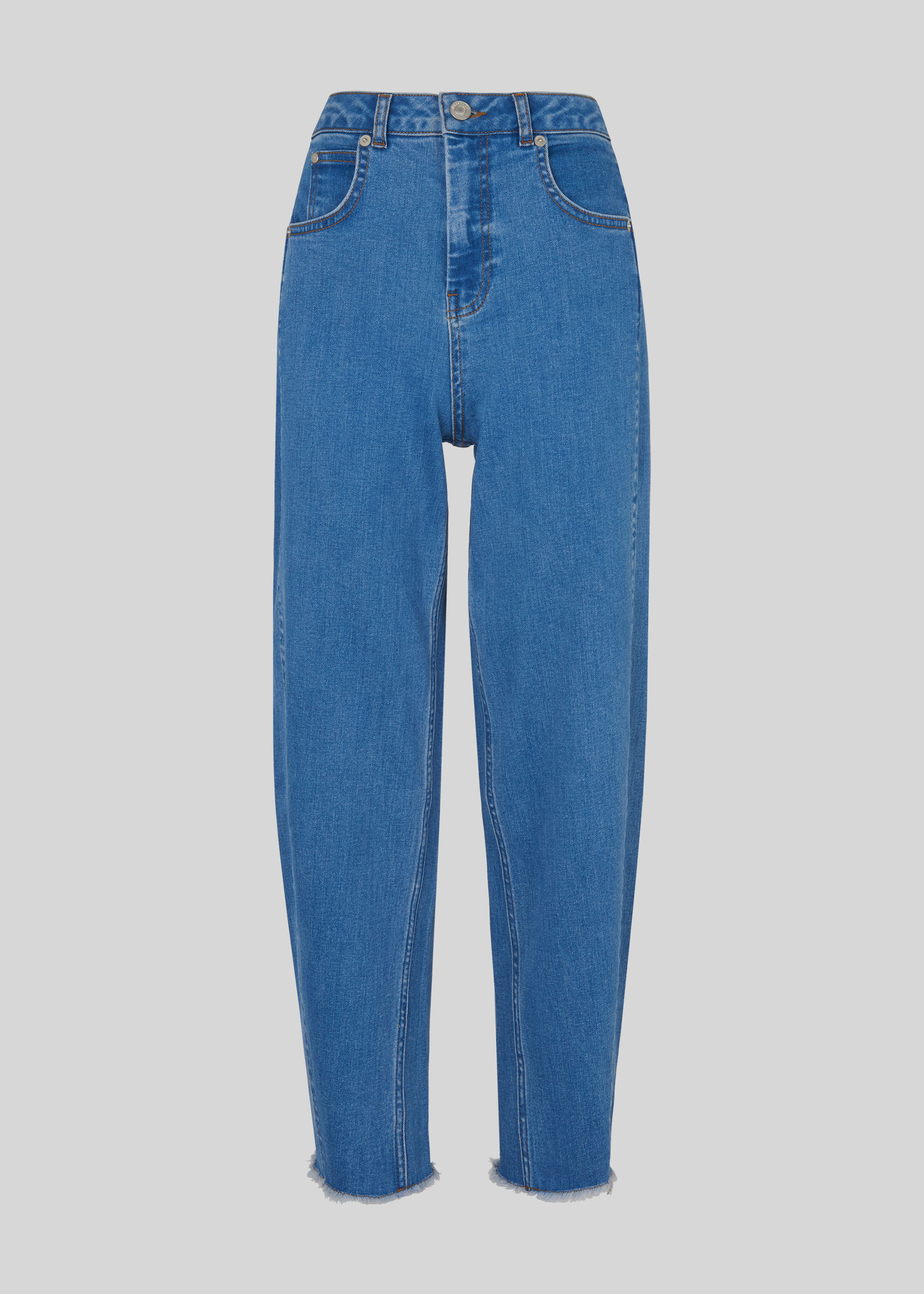 whistles barrel leg jeans blue