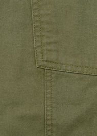 Belted Cotton Barrel Trouser