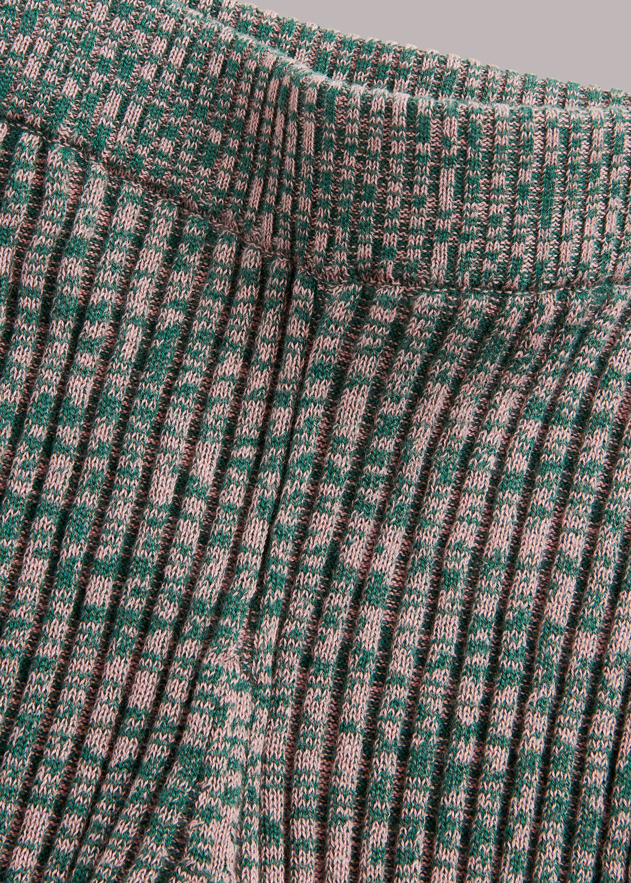 Rib Knit Marl Flare