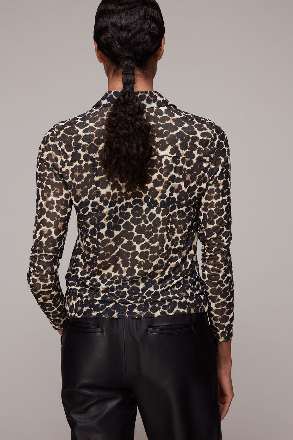 Smudge Animal Mesh Shirt