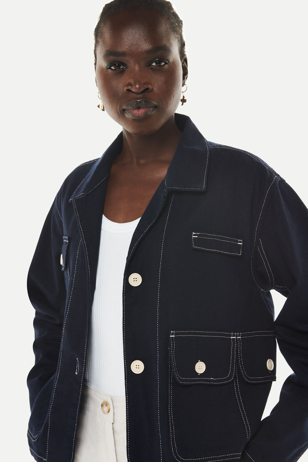 Cassie Cargo Pocket Jacket