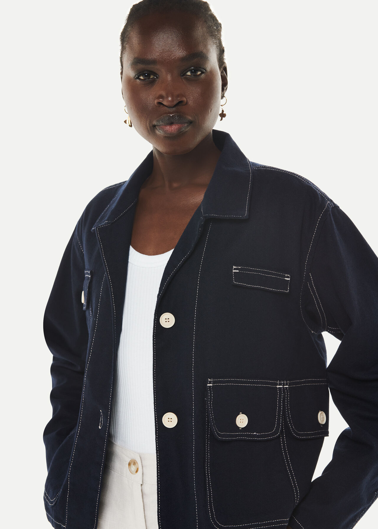 Cassie Cargo Pocket Jacket