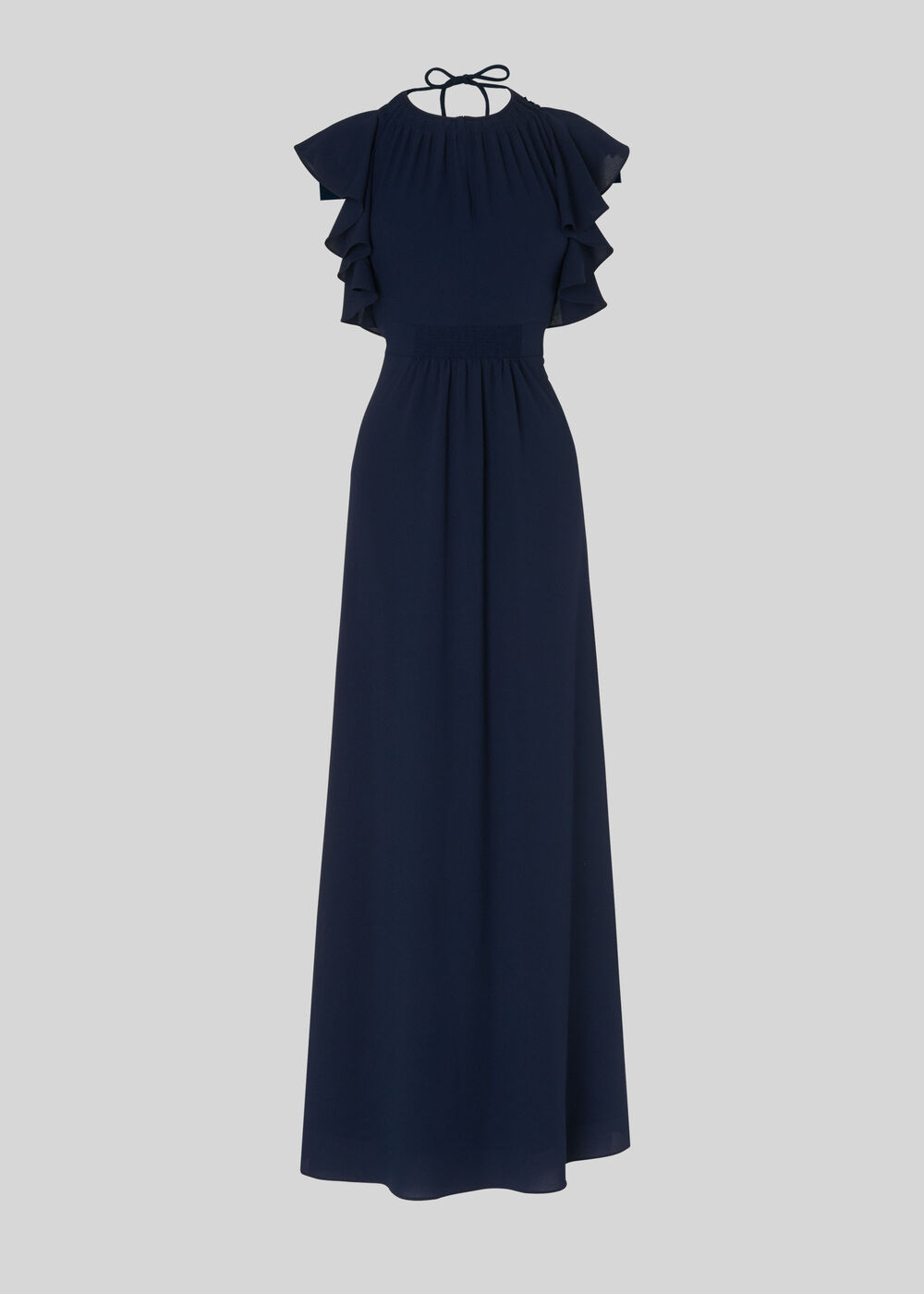 Zyta Frill Maxi Dress Navy