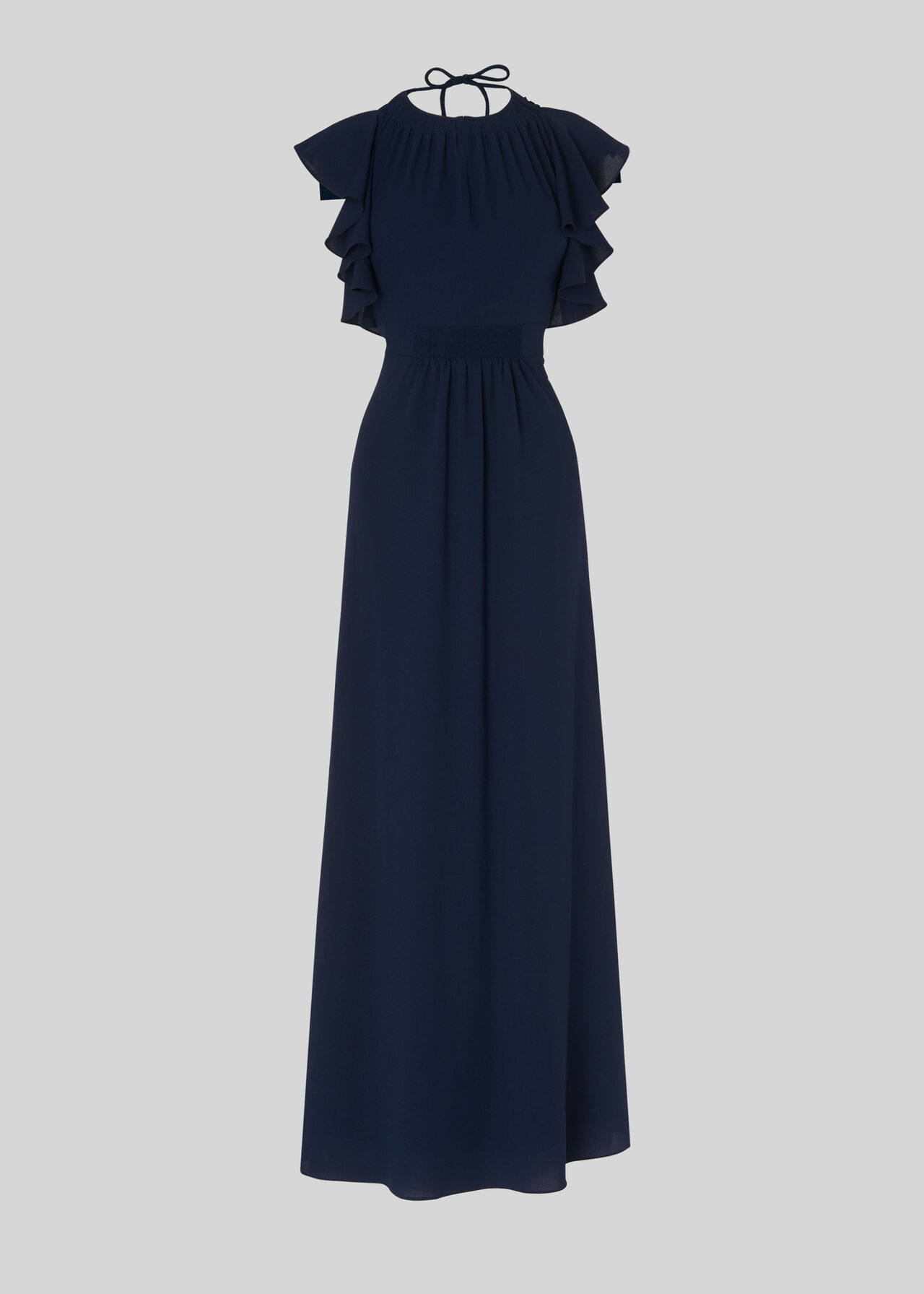 Zyta Frill Maxi Dress Navy