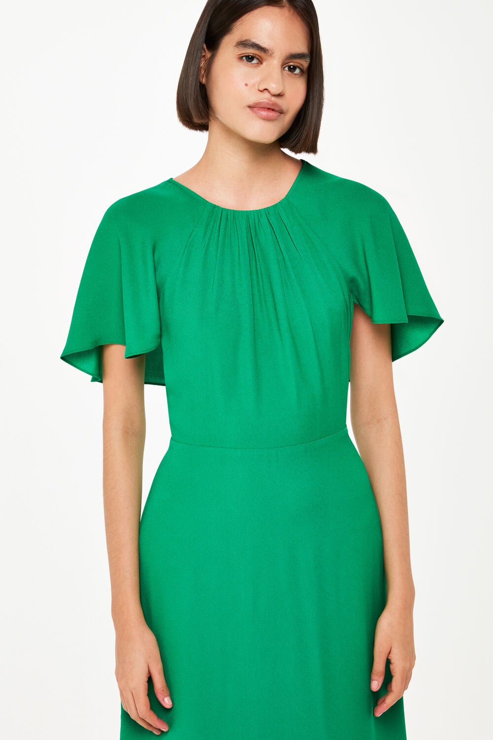 Annabelle Cape Sleeve Dress
