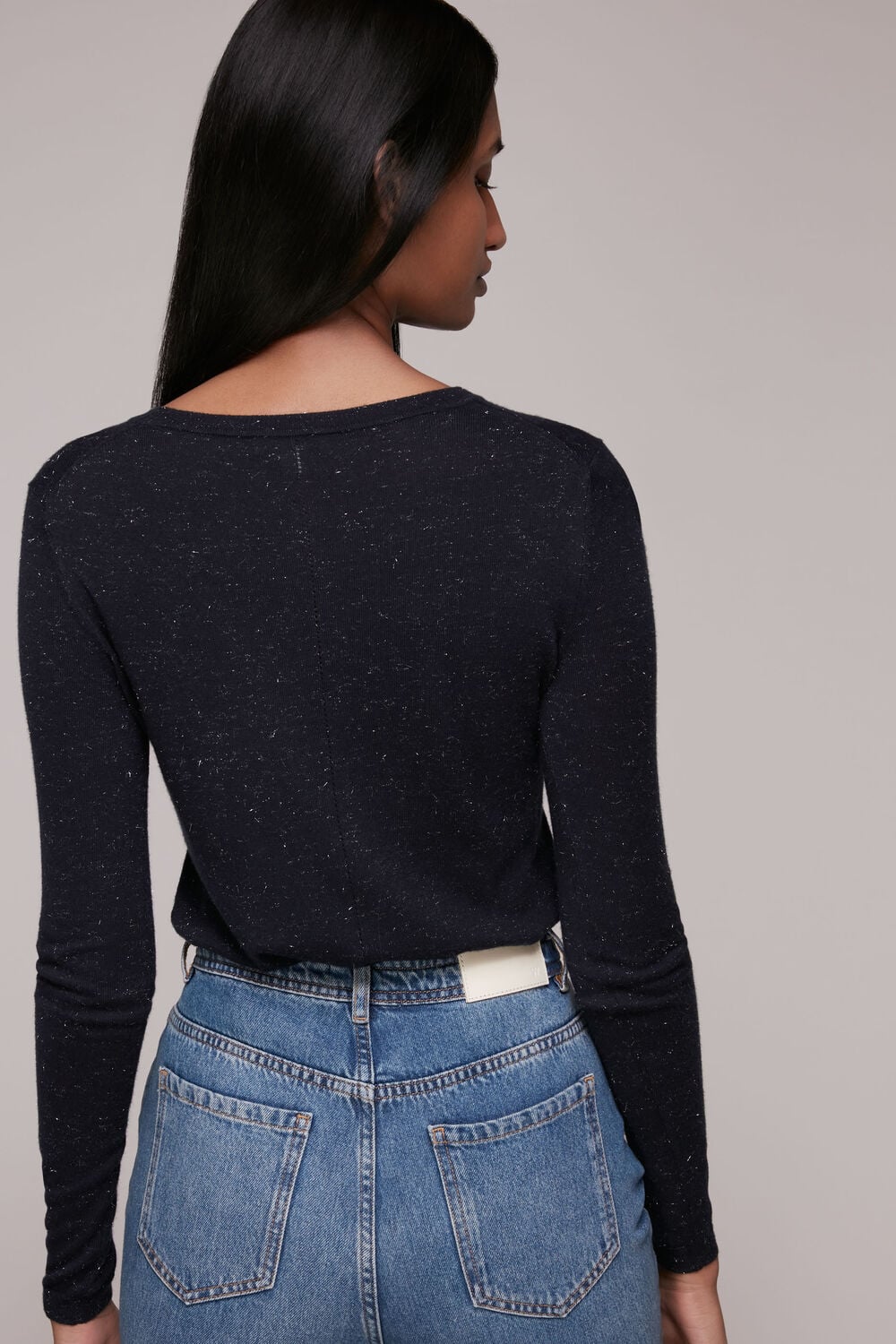 Navy Annie Sparkle Sweater