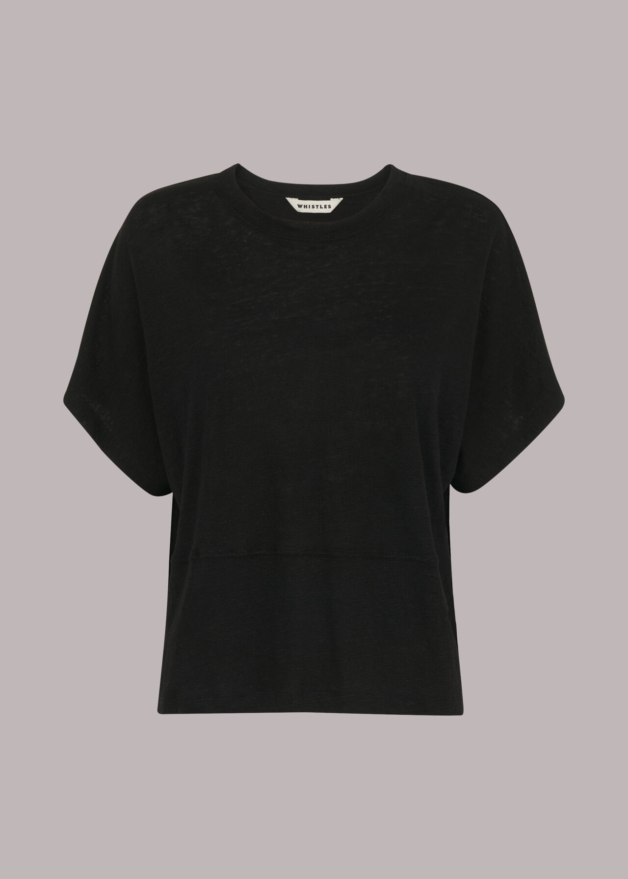 Button Back Linen Tee