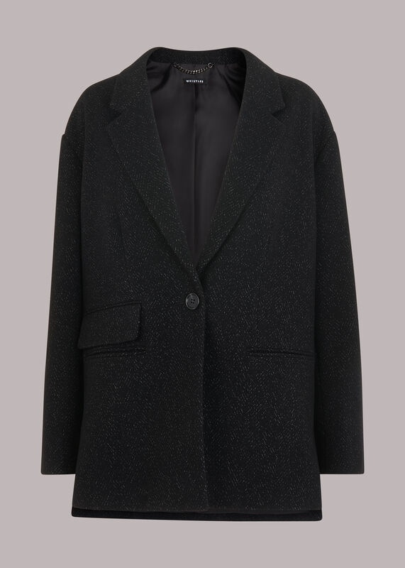 Maria Flecked Wool Jacket
