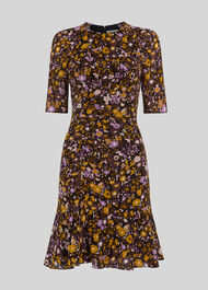 Billy Adelaide Silk Dress Multicolour