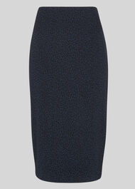Animal Jersey Tube Skirt Navy/Multi