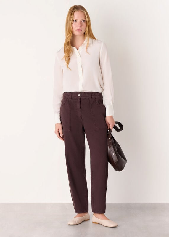 Brown Tessa Casual Trouser