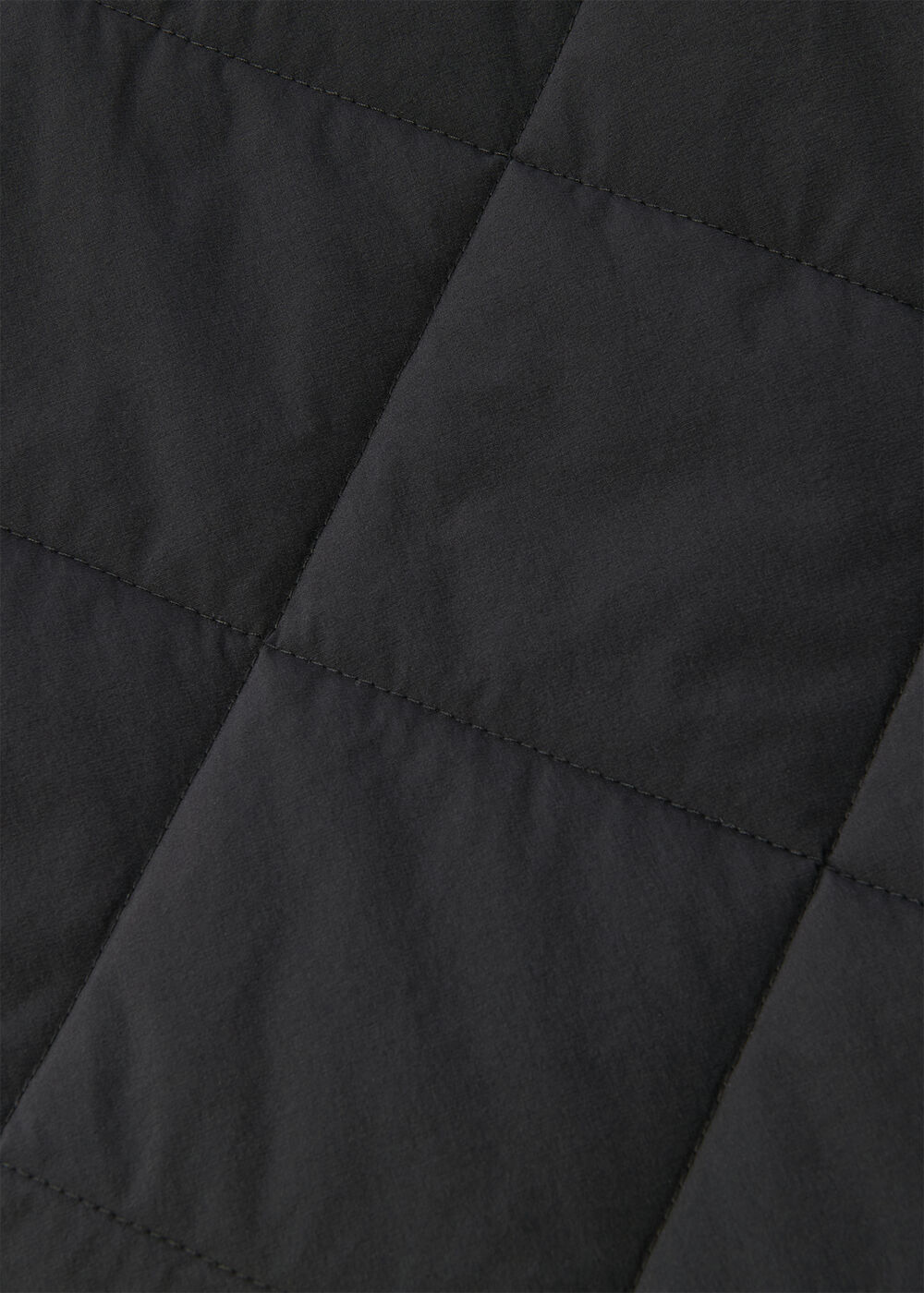 Quilted Cord Collar Coat