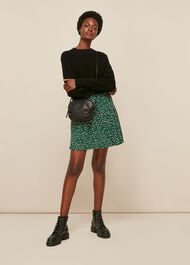 Wild Leopard Flippy Skirt