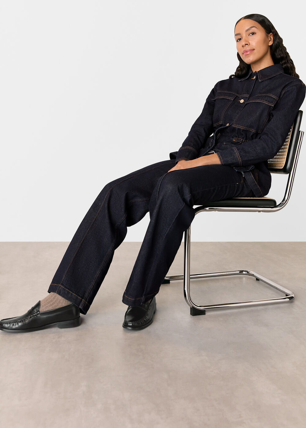 Black Manny Slim Loafer