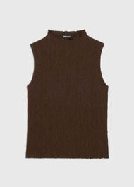 Textured Sleeveless Top