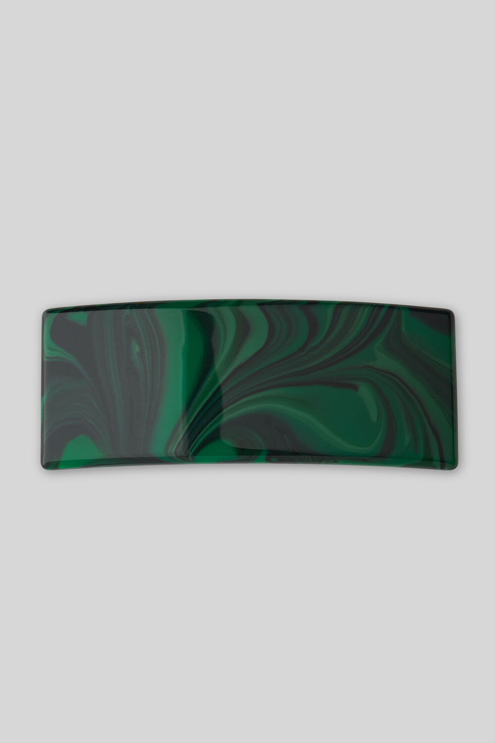 Resin Hair Clip Green
