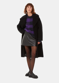 Purple Check Sweater