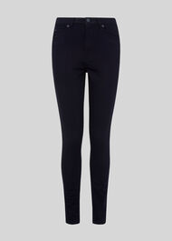 Blue Black Skinny Jean Dark Blue