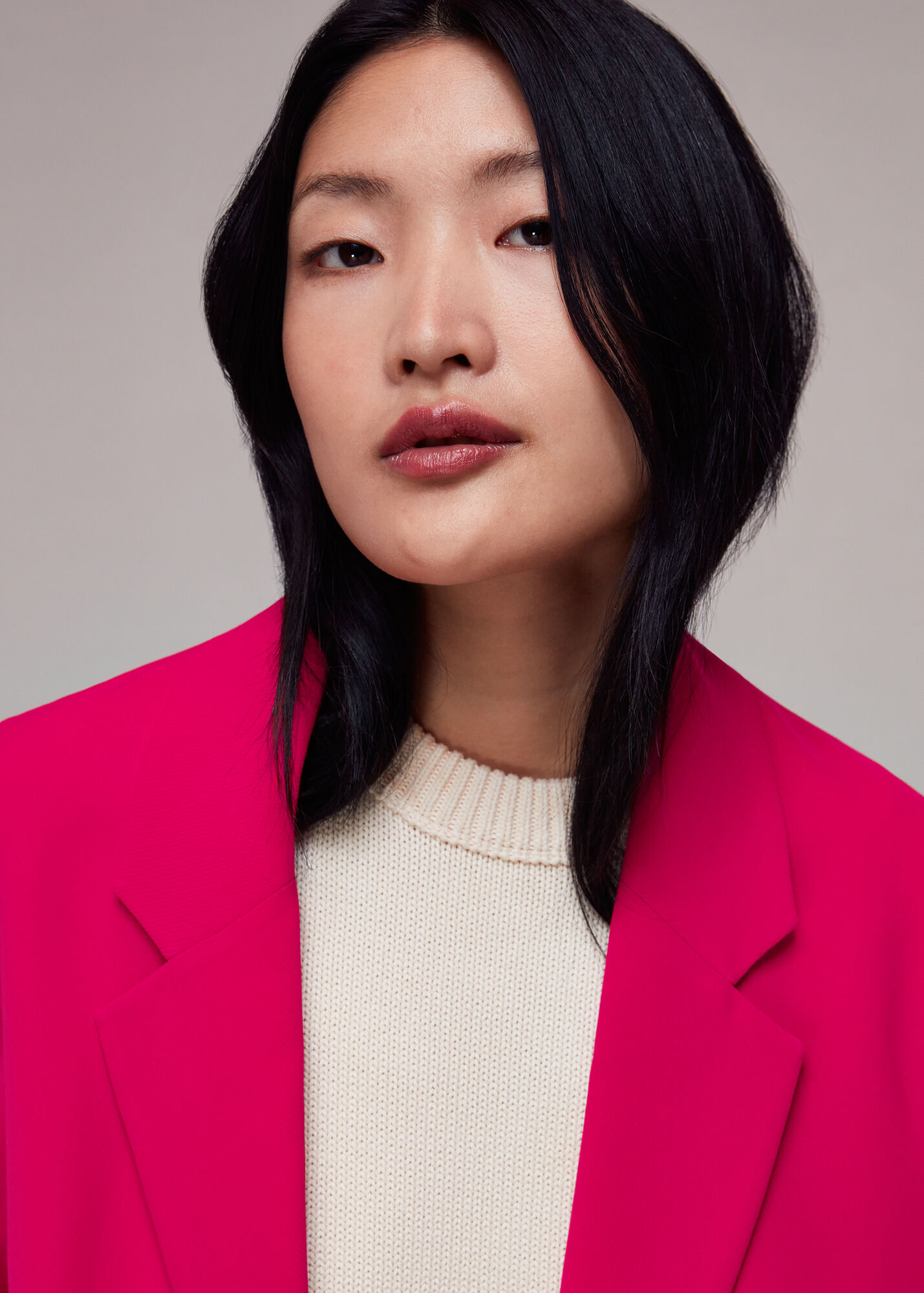 Pink Crarlie Oversized Blazer WHISTLES